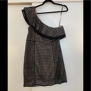 J Crew One-Shoulder Cocktail Dress